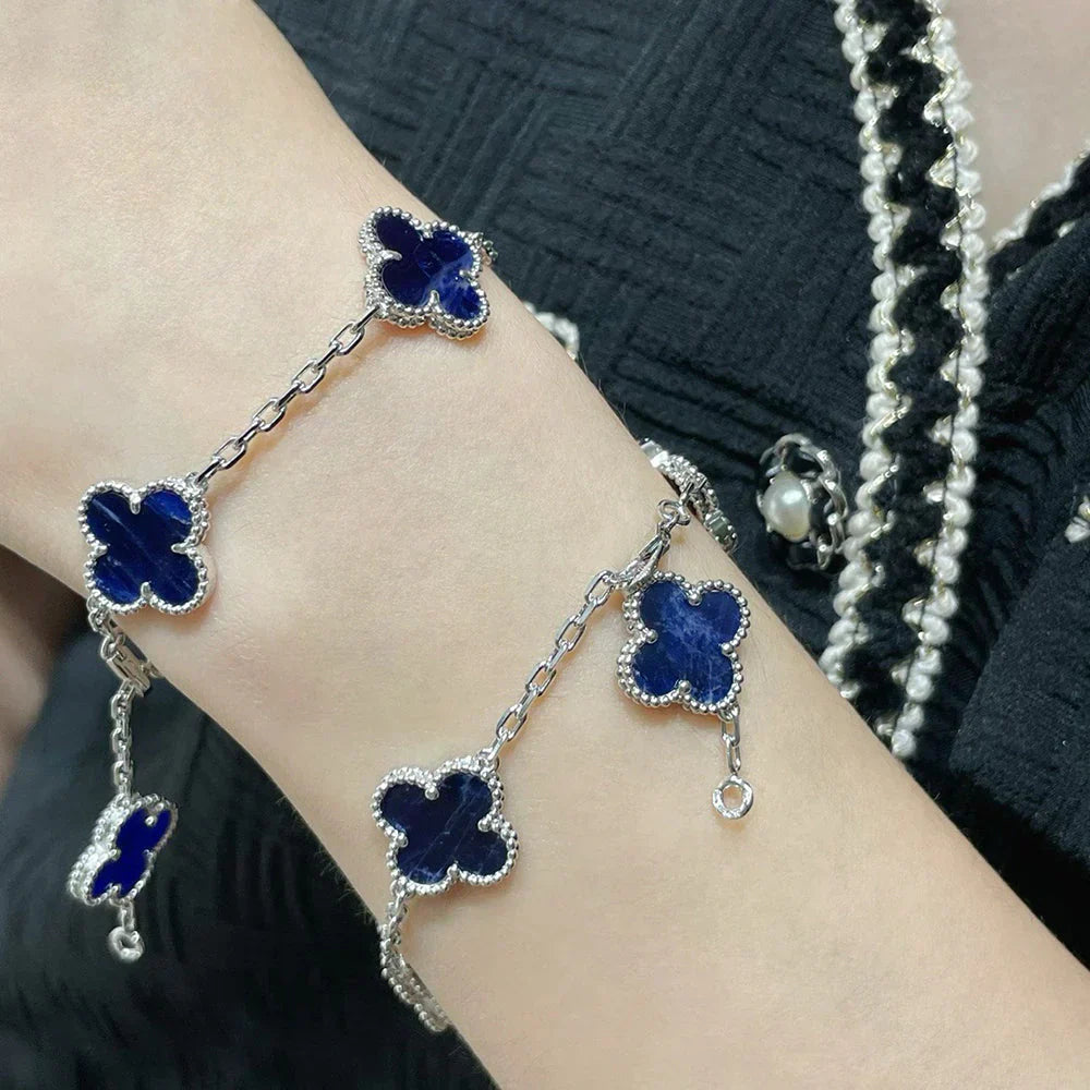 [Everoly JW] CLOVER 5 MOTIF PIETERSITE BRACELET COLLECTION