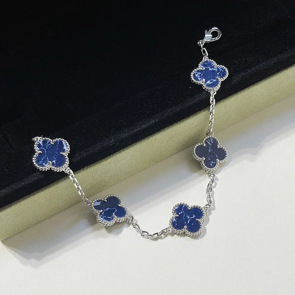 [Everoly JW] CLOVER 5 MOTIF PIETERSITE BRACELET COLLECTION