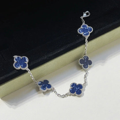 [Everoly JW] CLOVER 5 MOTIF PIETERSITE BRACELET COLLECTION