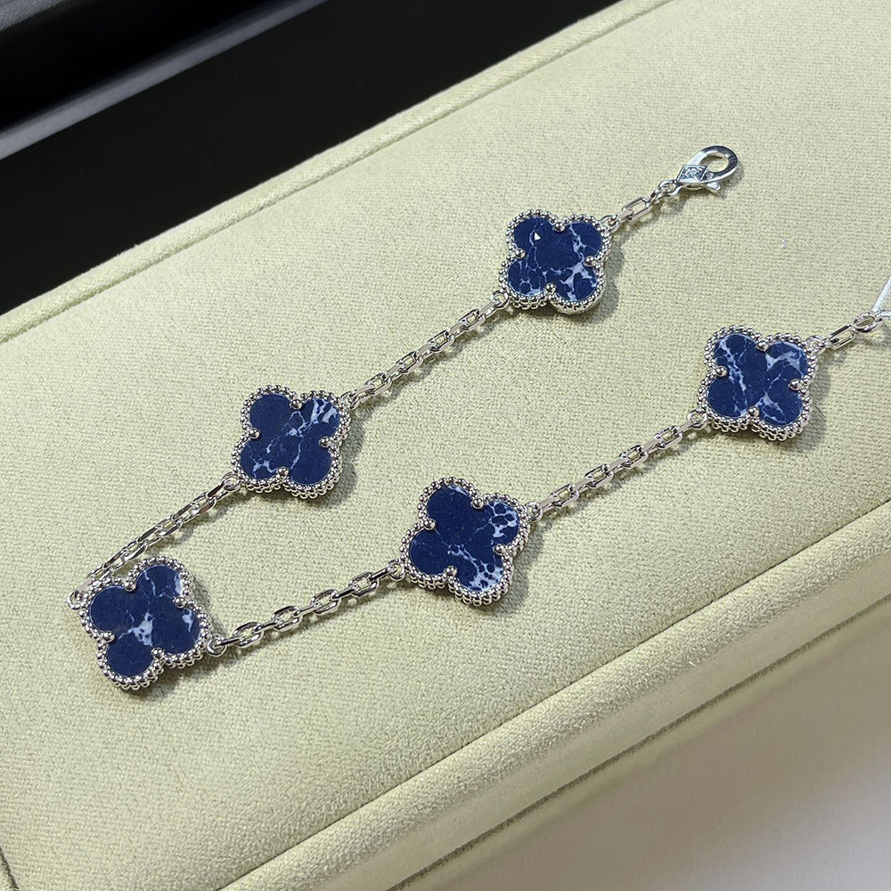 [Everoly JW] CLOVER 5 MOTIF PIETERSITE BRACELET COLLECTION