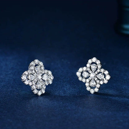 [Olivia JW]LOOP EARRINGS FULL MOTIF DIAMOND 16MM