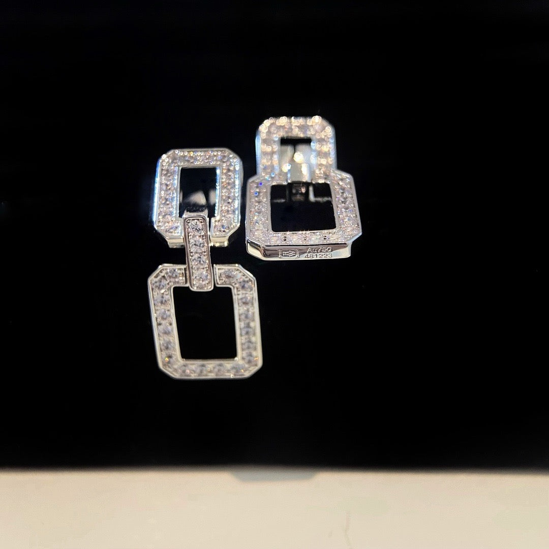 [Everoly JW]MITTELGROSSE DIAMANT-OHRRINGE