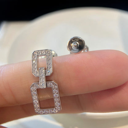 [Everoly JW]MITTELGROSSE DIAMANT-OHRRINGE
