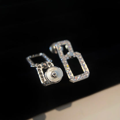 [Everoly JW]MITTELGROSSE DIAMANT-OHRRINGE