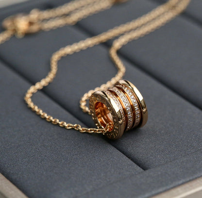 [OLIVIA]ZERO 1 PINK GOLD DIAMOND NECKLACE