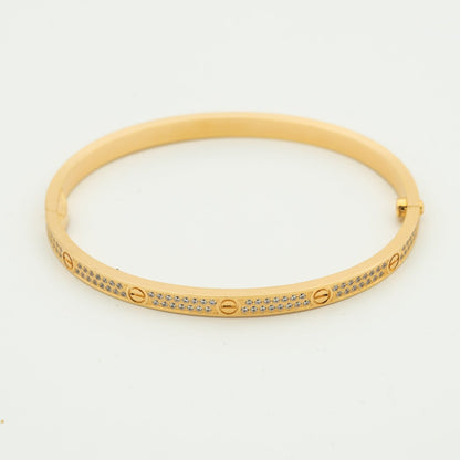 [Everoly JW]ラブブレスレット 3.65mm ダイヤモンドパヴェ