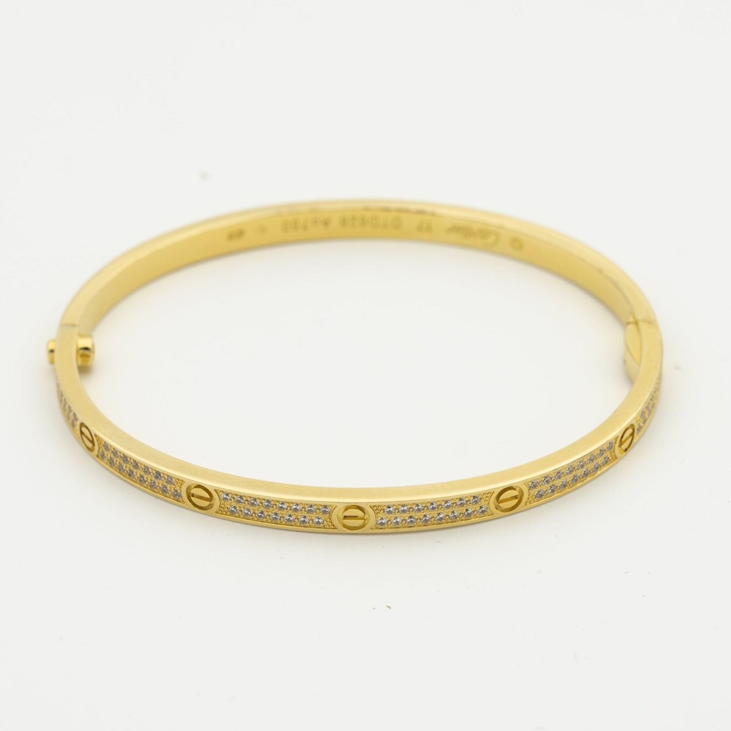 [Everoly JW]ラブブレスレット 3.65mm ダイヤモンドパヴェ