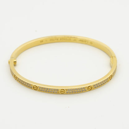 [Everoly JW]ラブブレスレット 3.65mm ダイヤモンドパヴェ