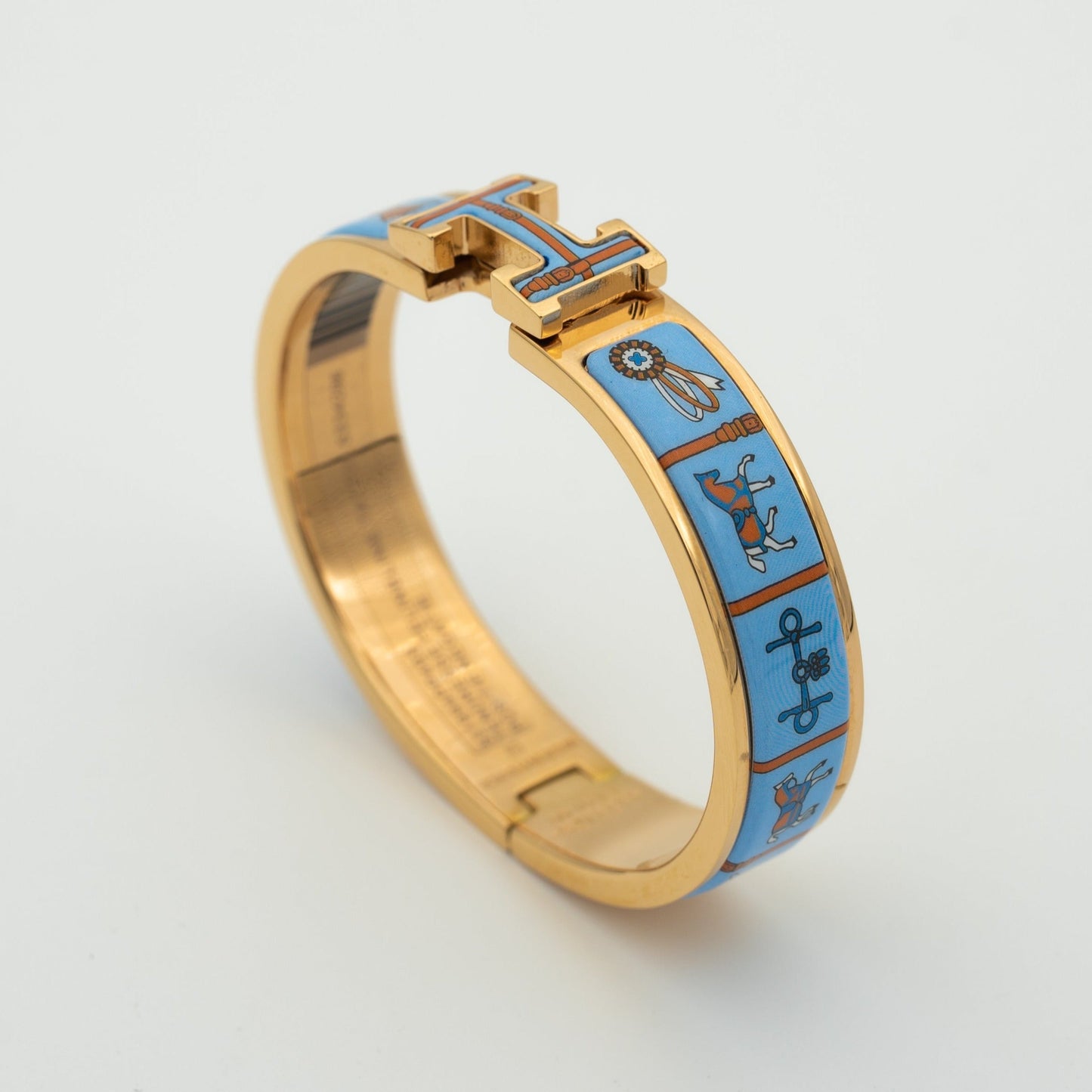 [Everoly JW]H ROSA GOLD ARMBAND BLAU KERAMIK