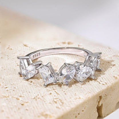 [Everoly JW]Zarter Ring mit mehreren Schliffen