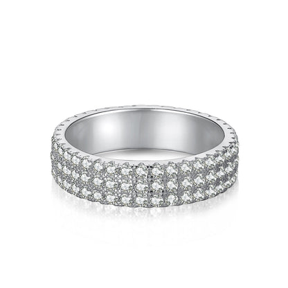 [Olivia JW]Dainty Round Cut Tennis Ring