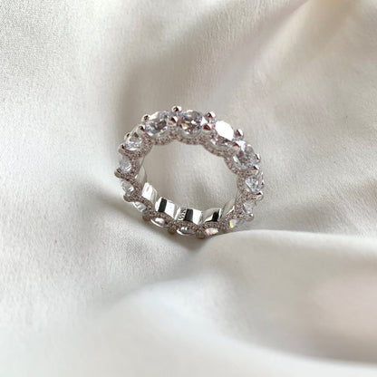 [Olivia JW]Gorgeous Round Cut Tennis Ring