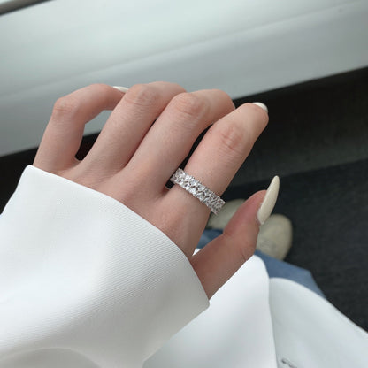 [Olivia JW]Sparkling Full Heart Ring