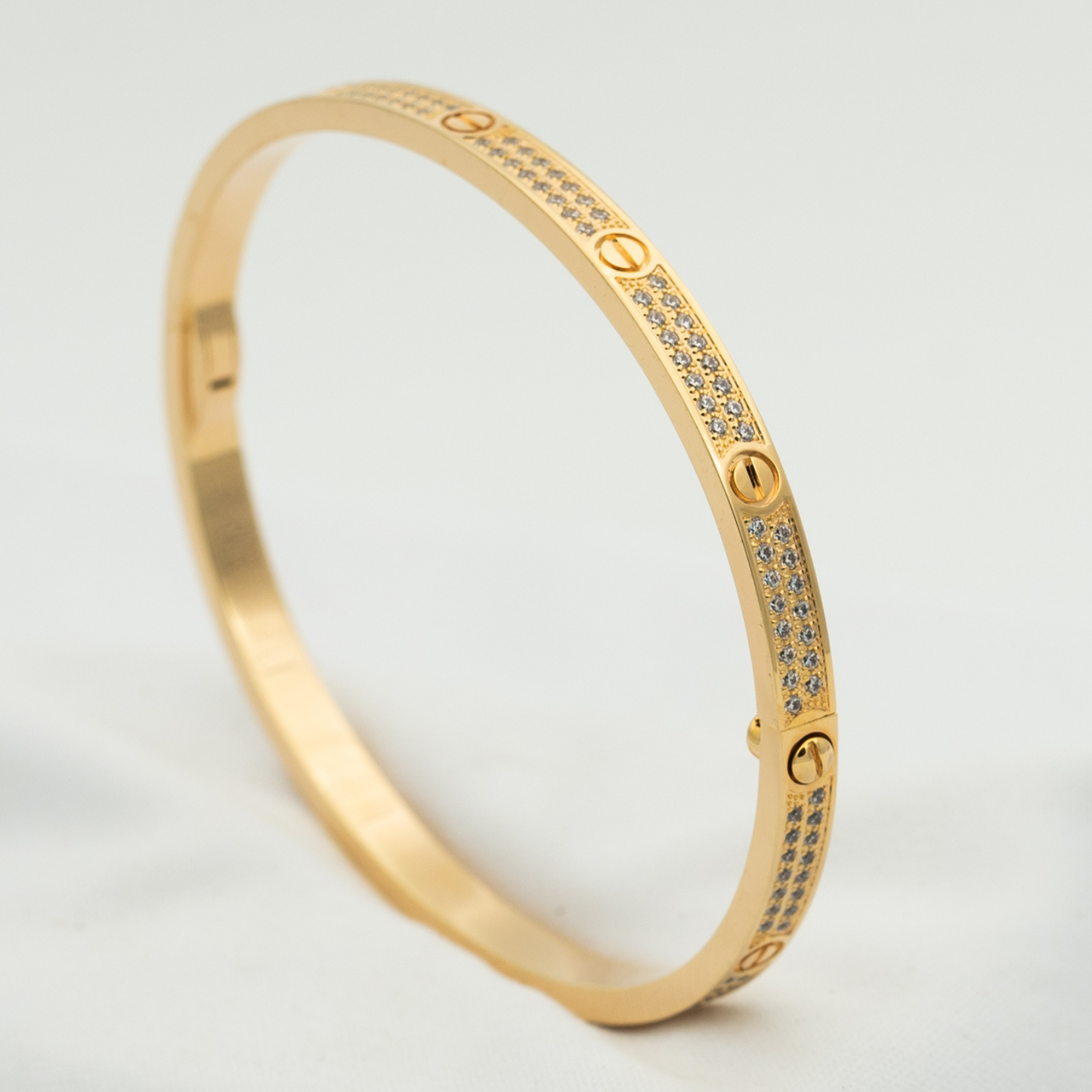 [Everoly JW]ラブブレスレット 3.65mm ダイヤモンドパヴェ