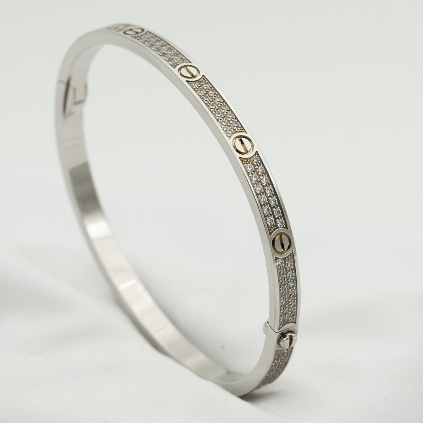 [Everoly JW]ラブブレスレット 3.65mm ダイヤモンドパヴェ