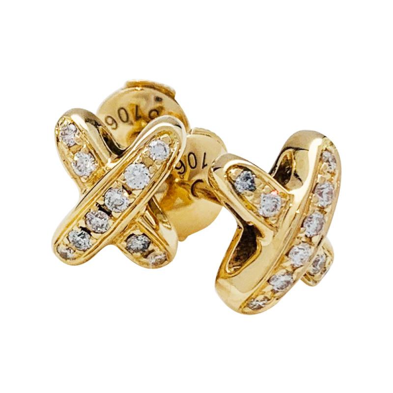 [Everoly JW]JEUX DE GOLD DIAMANT OHRRINGE