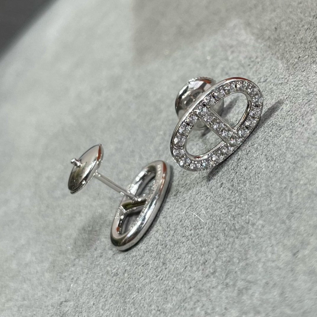 [Everoly JW]HM VOLLER DIAMANT SCHWEINENASEN-OHRSTECKER