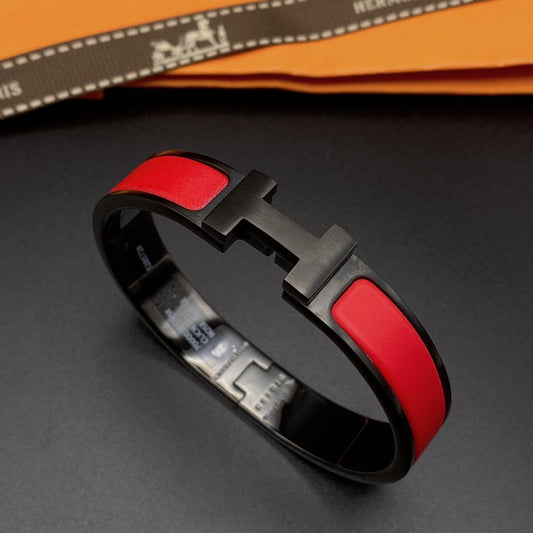 [Everoly JW]CLIC HM SO ブラックレッドブレスレット