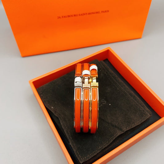 [Everoly JW]クラシック HM クリック レッド 8mm エナメルブレスレット