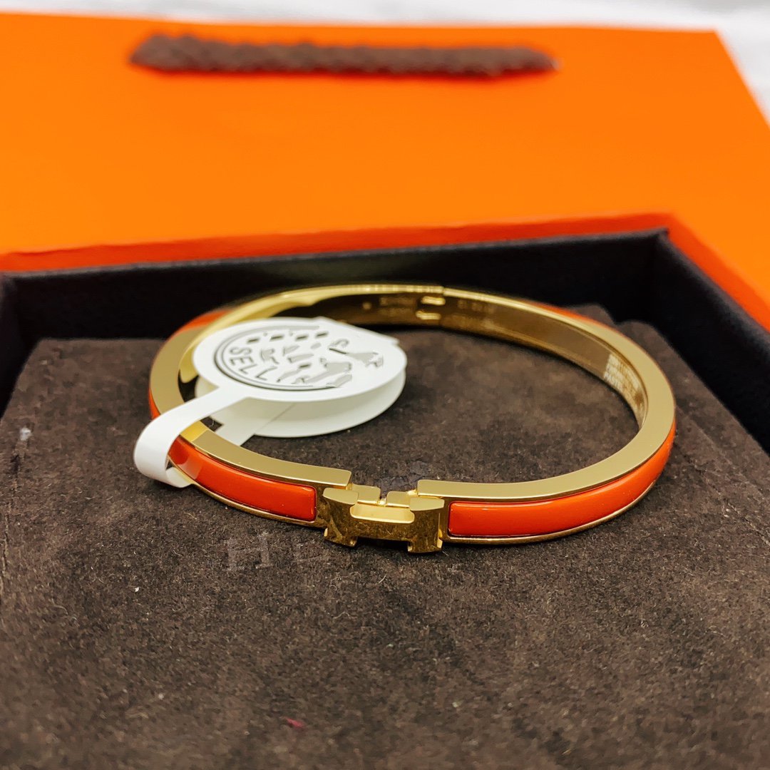 [Everoly JW]KLASSISCHES HM CLIC ROT 8MM EMAILLE ARMBAND