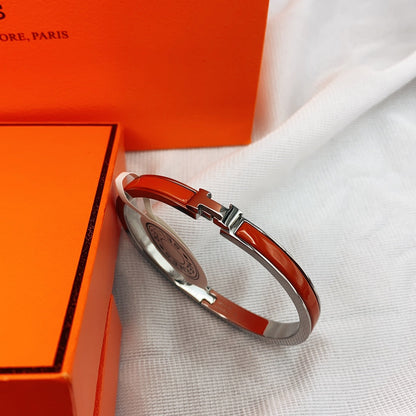 [Everoly JW]KLASSISCHES HM CLIC ROT 8MM EMAILLE ARMBAND