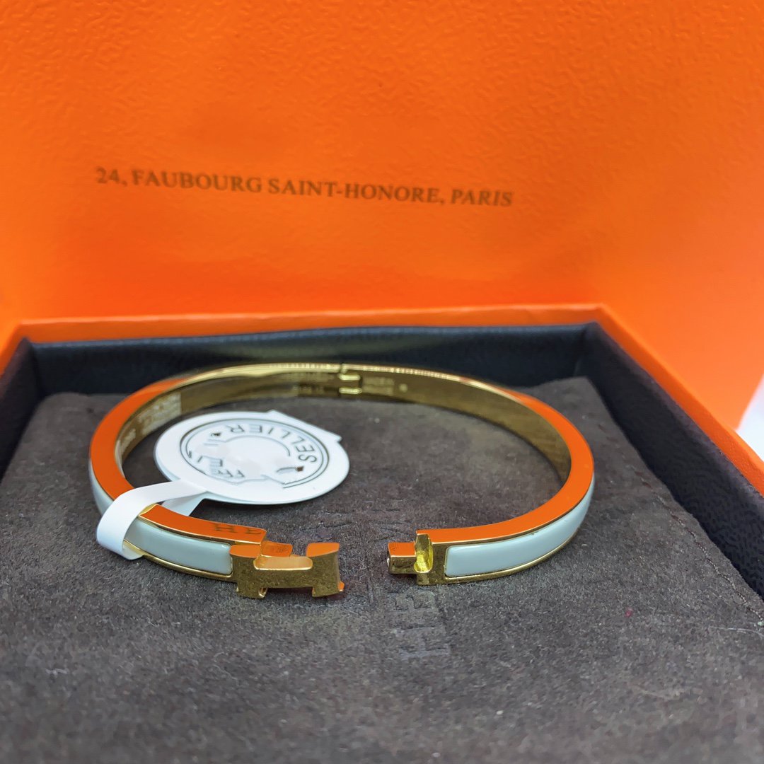[Everoly JW]CLASSIC HM CLIC GREEN 8MM ENAMEL BRACELET