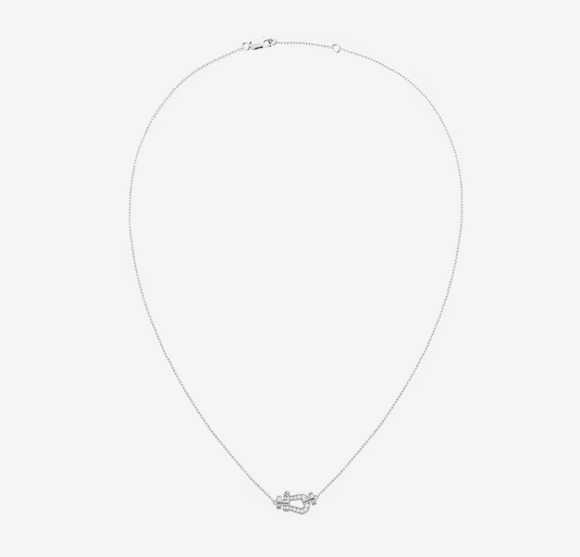 [Olivia JW]FORCE 10 DIAMOND SILVER NECKLACE MINI MODEL