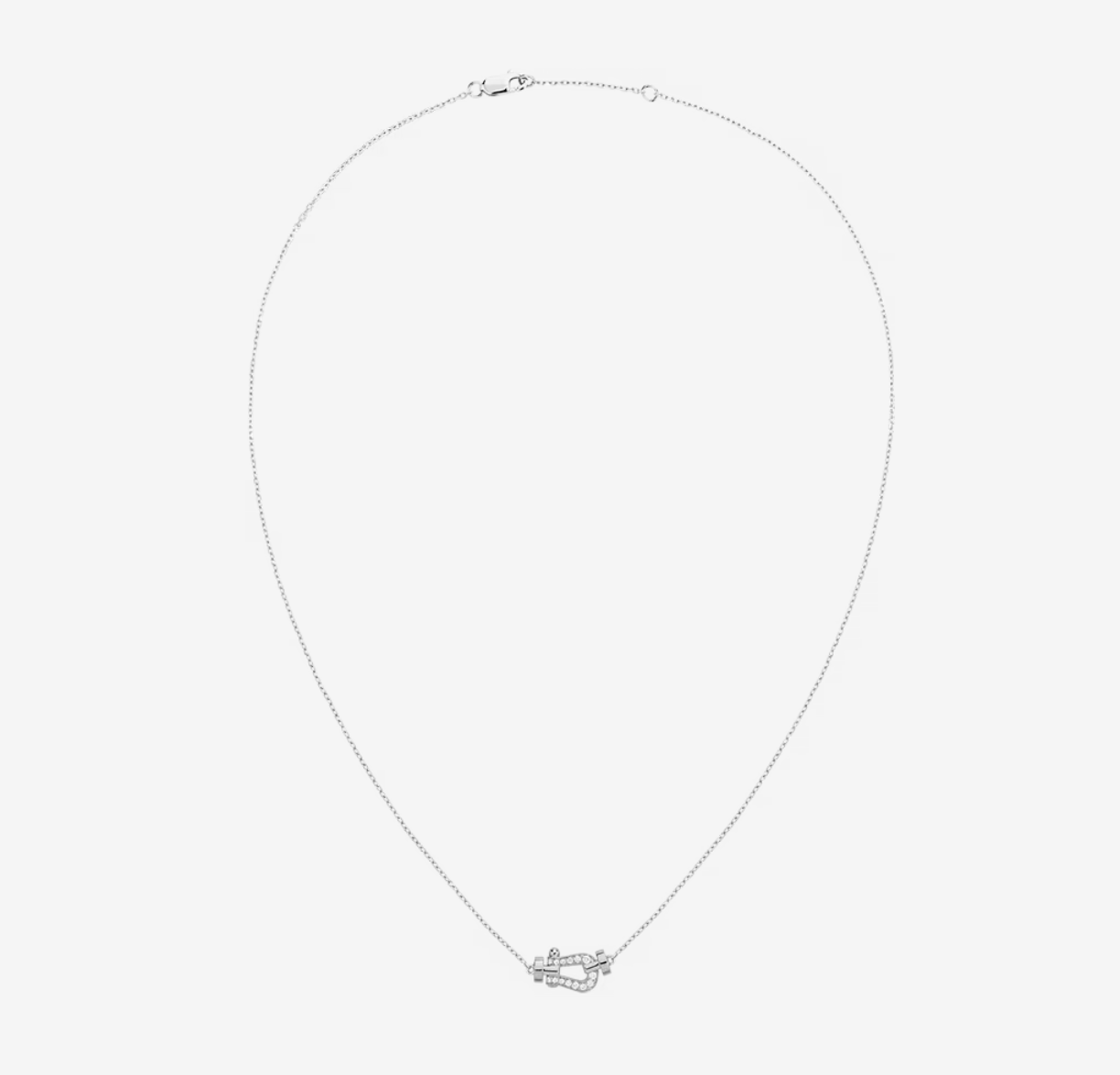 [エバリー JW]フォース10 ダイヤモンド シルバーネックレス ミニモデル