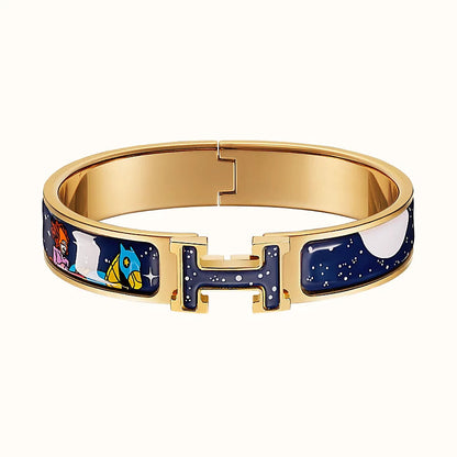 [Everoly JW]H STAR AND MOON BRACELET 12MM