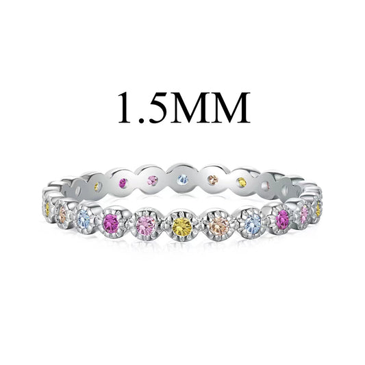 [Olivia JW]Radiant Sparkling Round Cut Daily Ring