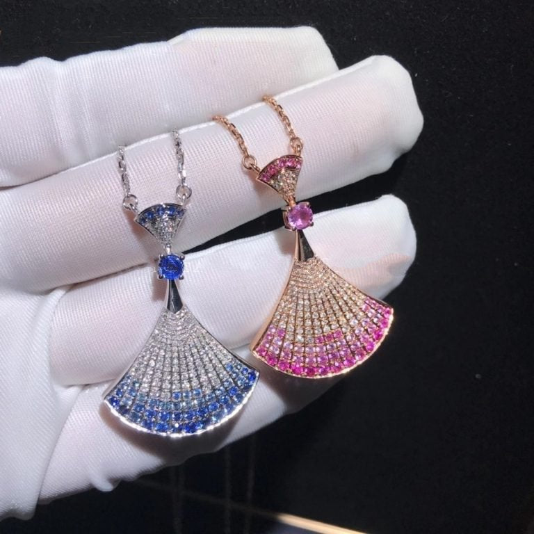 [OLIVIA]DREAM NECKLACK DIAMOND PINK GOLD