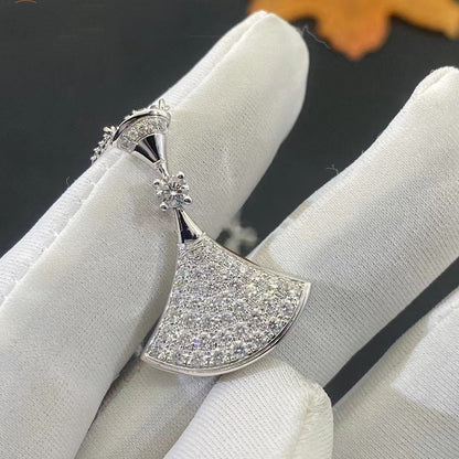 [OLIVIA]DREAM NECKLACE SILVER FULL DIAMOND