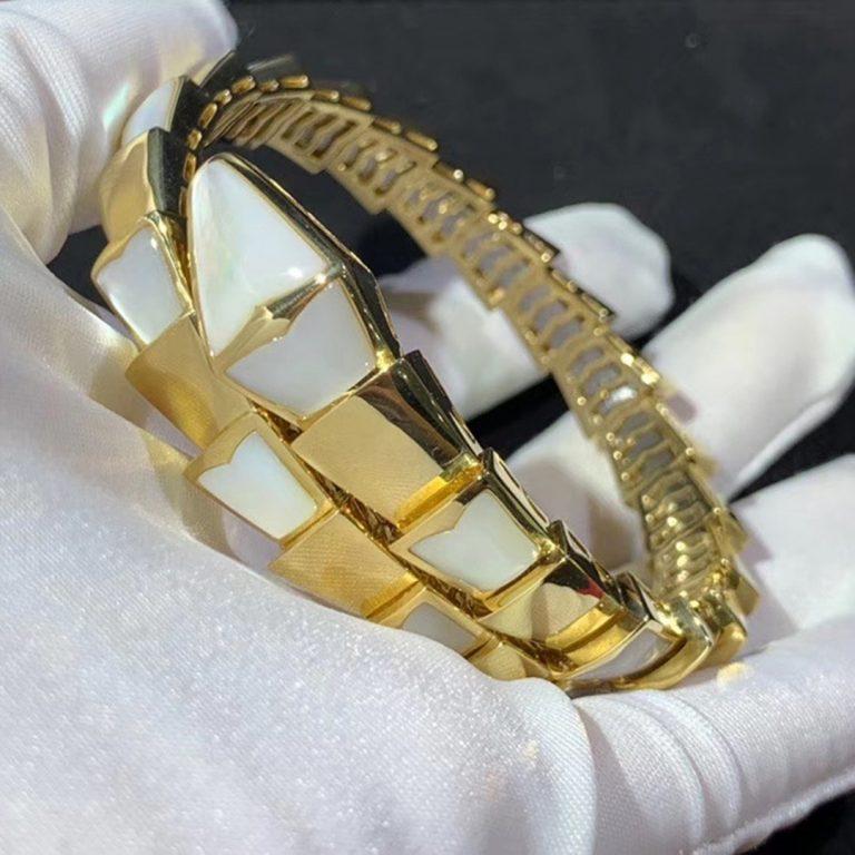 [OLIVIA]SERPENTI BRACELET MOP GOLD