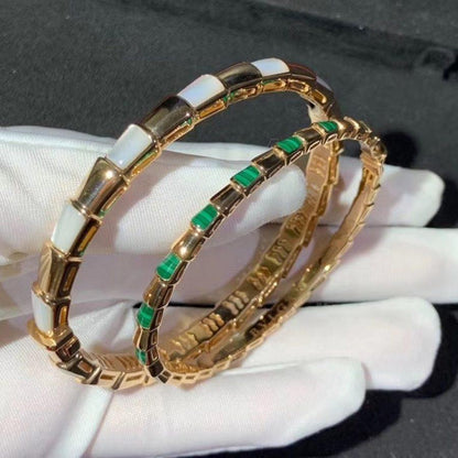 [OLIVIA]SERPENTI BRACELET PINK GOLD MOP