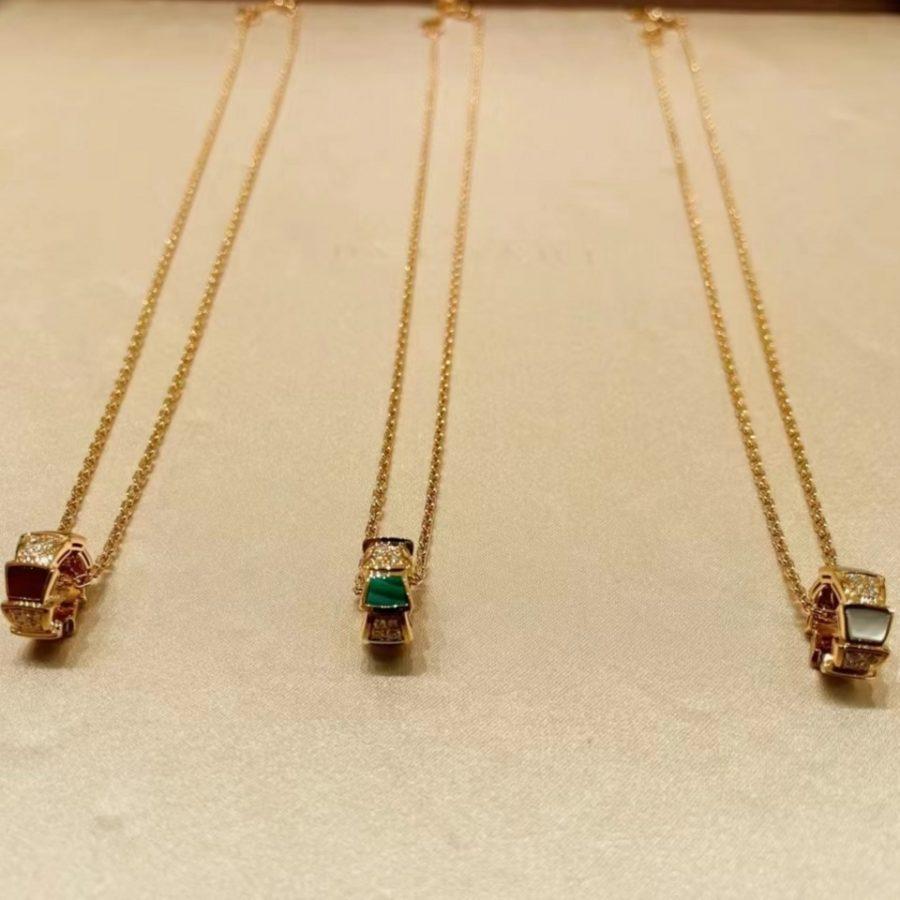 [OLIVIA]SERPENTI PEDANT DIAMOND NECKLACE
