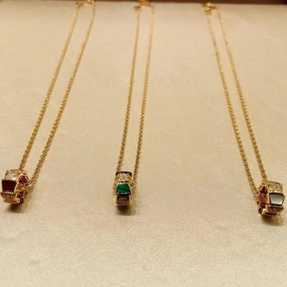 [OLIVIA]SERPENTI PEDANT DIAMOND NECKLACE