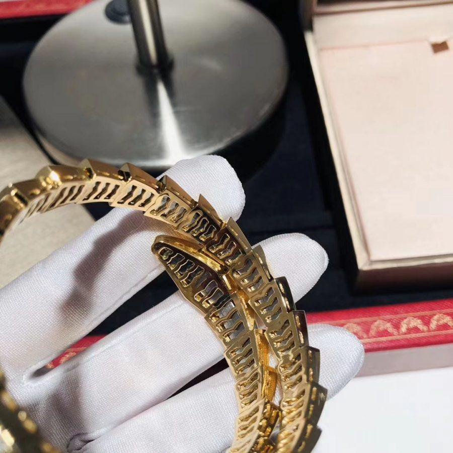 [OLIVIA]SERPENTI BRACELET 8MM GOLD DIAMOND