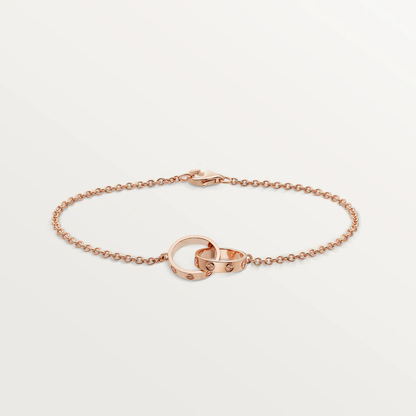 [Olivia JW]LOVE BRACELET DOUBLE RING