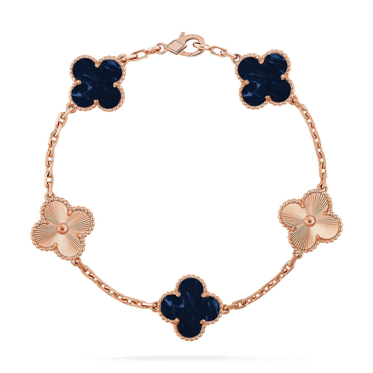 [Everoly JW] CLOVER 5 MOTIF PIETERSITE BRACELET COLLECTION