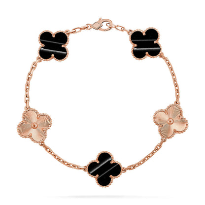 [Everoly JW]  CLOVER 5 MOTIF PULSAR STONE BRACELET COLLECTION