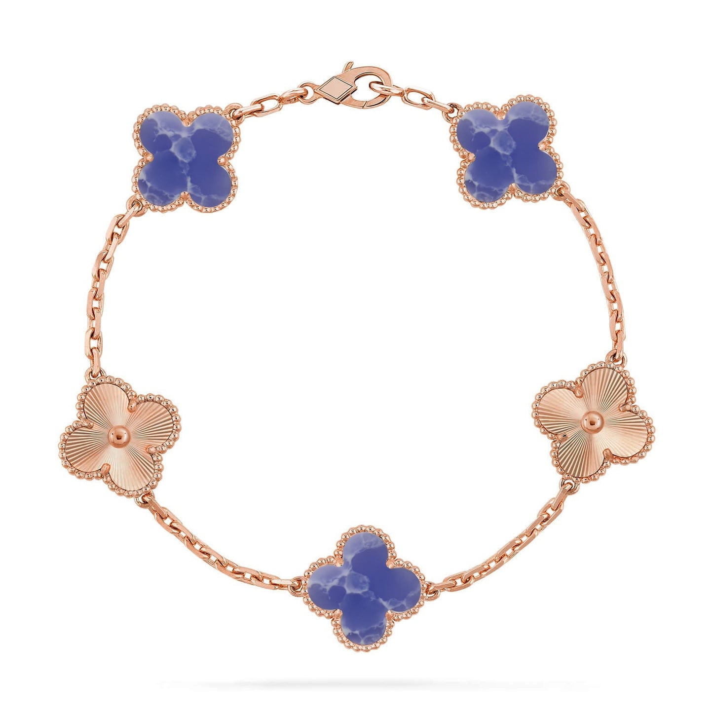 [Everoly JW] CLOVER 5 MOTIF BLUE VEINS BRACELET COLLECTION
