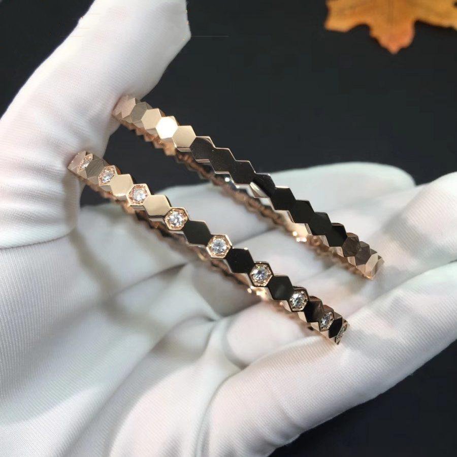[Everoly JW] BEE LOVE ROSÉGOLD-DIAMANTARMBAND 