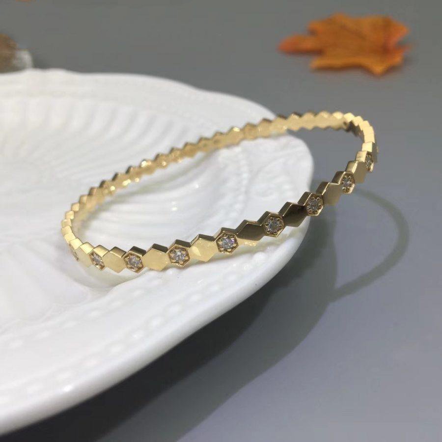 [Everoly JW] BEE LOVE GOLD DIAMANT ARMBAND 