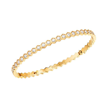 [Everoly JW] BEE LOVE GOLDARMBAND MIT VOLLEN DIAMANTEN 