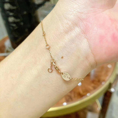 [Everoly JW]JEUX DE ARMBAND MOP ROSA GOLD DIAMANTEN