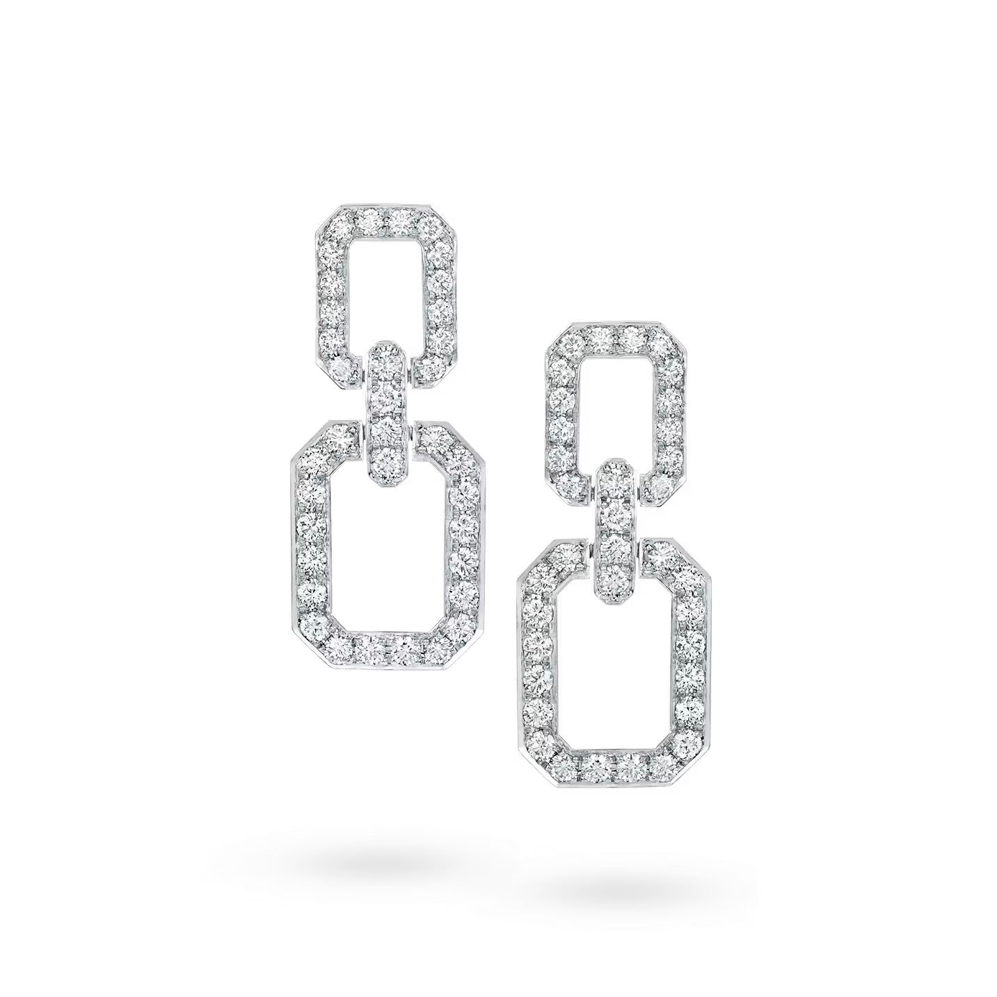 [Everoly JW]MITTELGROSSE DIAMANT-OHRRINGE