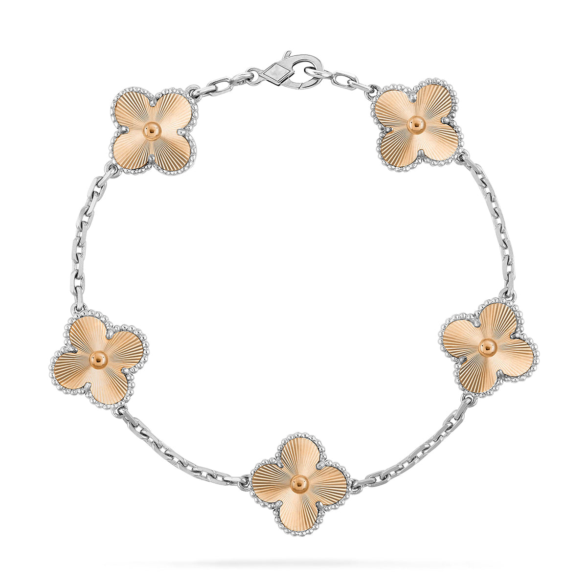 [Everoly JW]  CLOVER 5 MOTIF LASER BRACELET COLLECTION