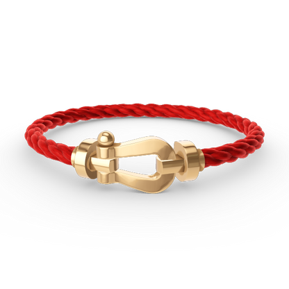 [Olivia JW]FORCE LARGE HORSESHOE NO DIAMOND BRACELET GOLD