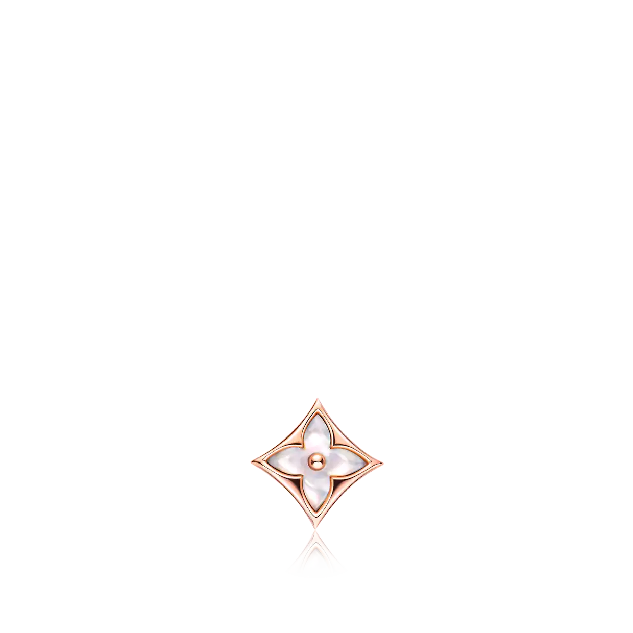 [Everoly JW]STAR MOP PINK GOLD EARRINGS
