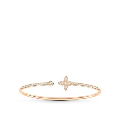 [Everoly JW]IDYLLE ROSA GOLD OFFENES ARMBAND MIT DIAMANTEN